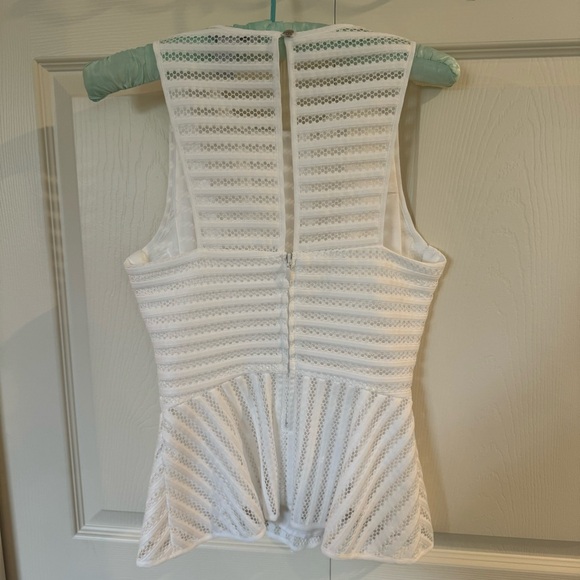 H&M White Peplum Top - Picture 2 of 5